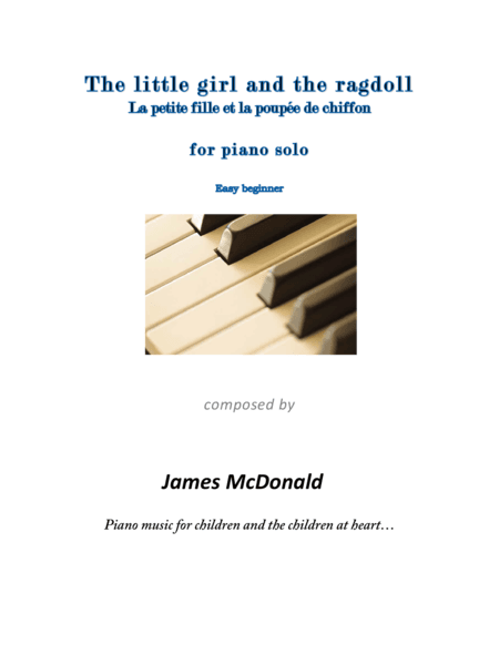 The little girl and the rag doll