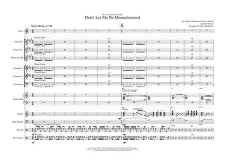 Don't Let Me Be Misunderstood (arr. Daryl McKenzie)
