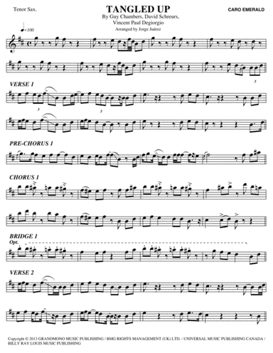 Tangled Up (arr. Jorge Juárez)