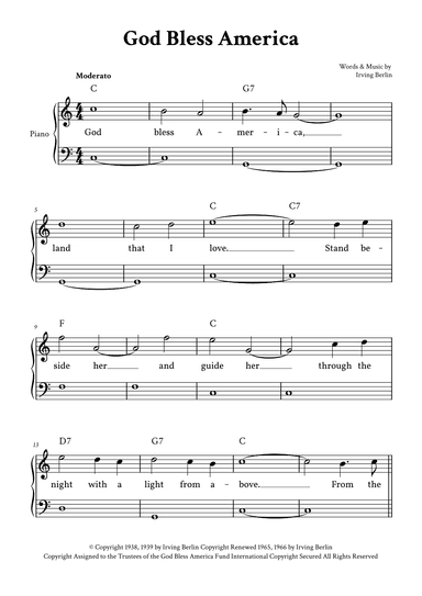 God Bless America ® (arr. Yuri Noronha)