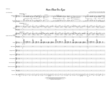Never Close Our Eyes (arr. Nick Brockamp)