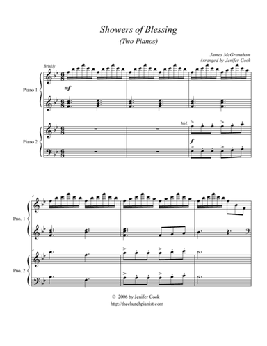 Showers of Blessing (arr. Jenifer Cook)