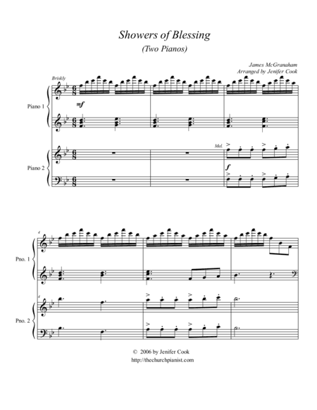 Showers of Blessing (arr. Jenifer Cook)