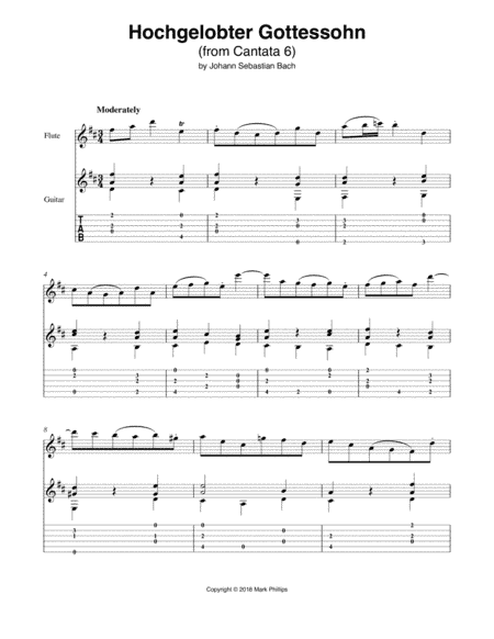 Hochgelobter Gottessohn (Excerpt) (arr. Mark Phillips)