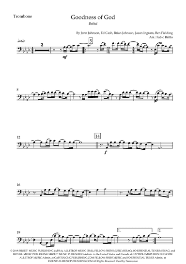 Goodness Of God (arr. Fabio Britto)