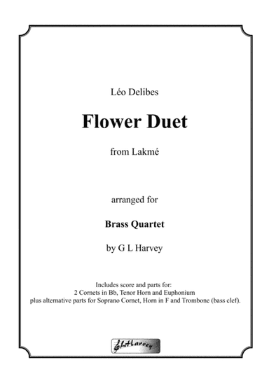 Flower Duet for Brass Quartet (arr. G L Harvey)