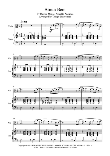 Ainda Bem (arr. Thiago Marconato)