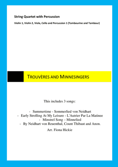 Trouvères and Minnesingers (arr. Fiona Hickie)