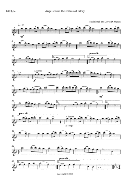 10 Christmas Carol Favourites (Flute Duets) (arr. David D. Mason)