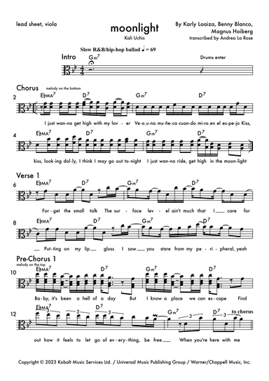 Moonlight (arr. Andrea La Rose)