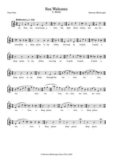 Sea Welcome (SSSS, Tin Whistle)