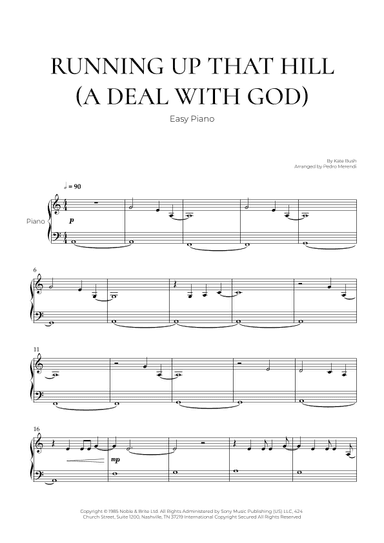 Running Up That Hill (arr. Pedro Merendi)