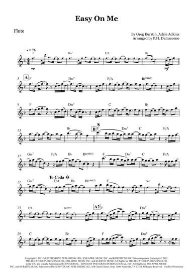 Easy On Me (arr. P.H. Damasceno)