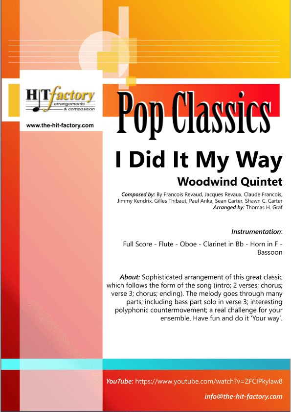 I Did It My Way (arr. Thomas Graf)
