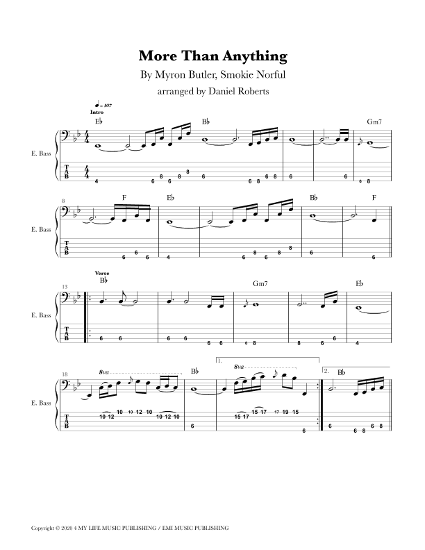 More Than Anything (arr. Daniel Roberts)