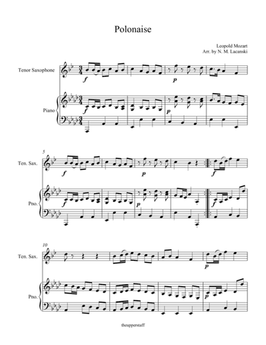 Polonaise (arr. Nick Lacanski)