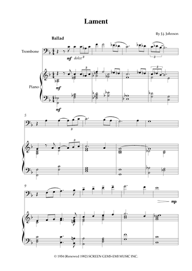 Lament (arr. Karen Gueiros)