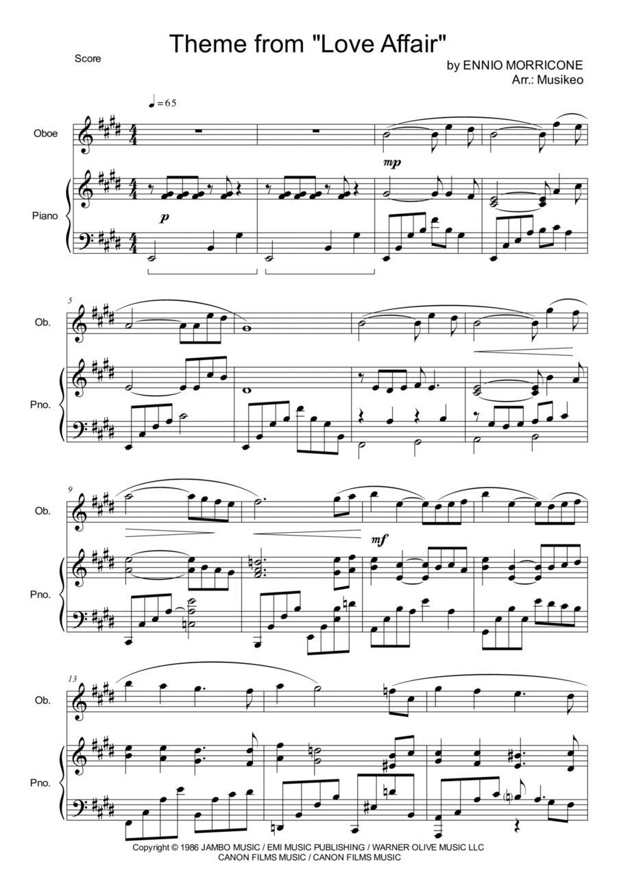 Love Affair (title Theme) (arr. Musikeo)