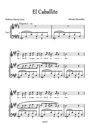 5 Canciones Infantiles - Silvestre Revueltas (arr. Caesar Vijué)