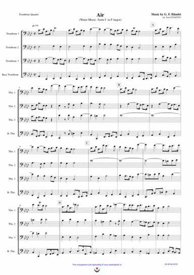 Air (Water Music) (arr. Josef STASTNY)