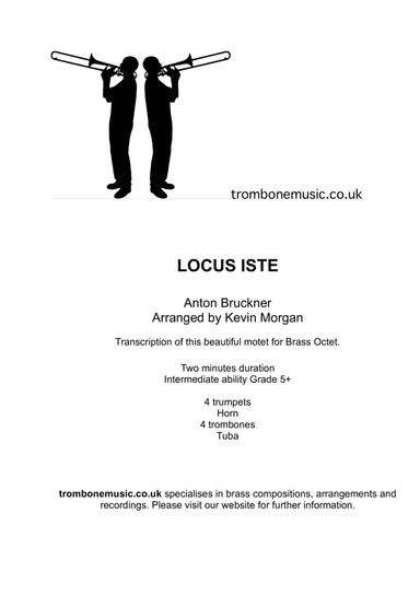 Locus Iste (arr. trombonemusic.co.uk)