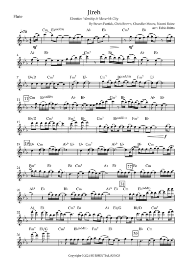 Jireh (arr. Fabio Britto)
