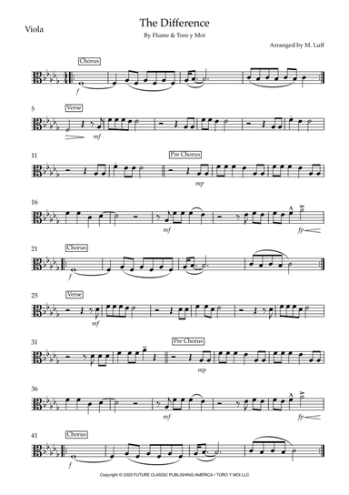 The Difference (arr. Matt Luff)