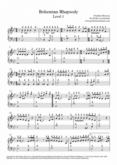 Bohemian Rhapsody (arr. Pedro Lutterbach)