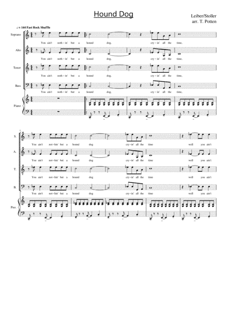 Hound Dog (arr. Tom Potten)