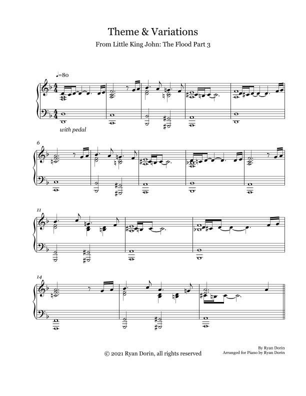 Little King John The Flood 3: Theme & Variations