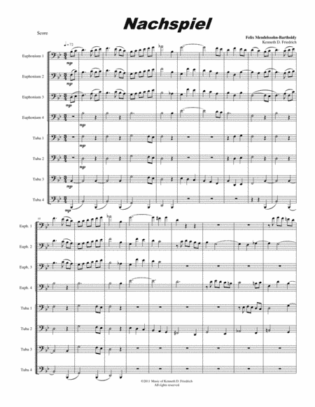 Nachspiel (arr. Kenneth D. Friedrich)