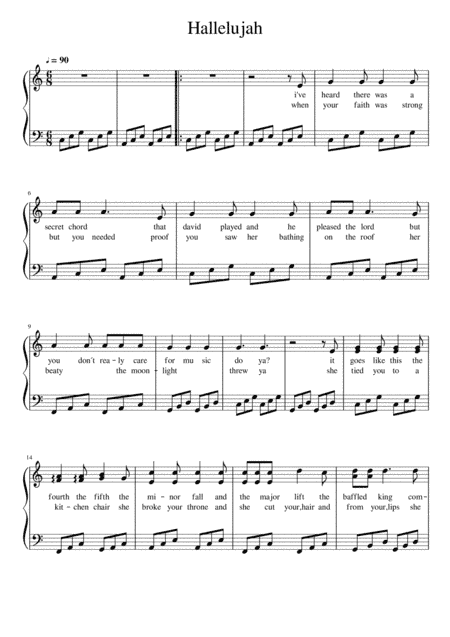 Hallelujah (arr. Barbara Schütze)