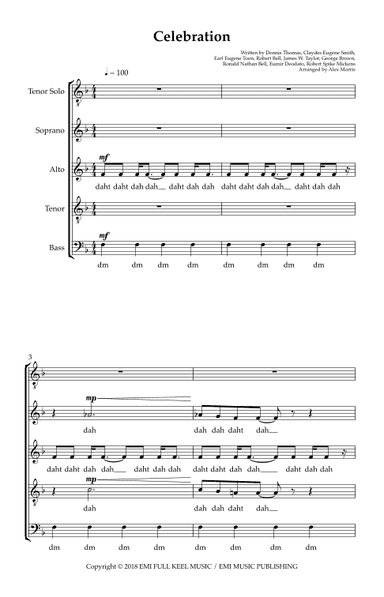Celebrate (arr. Alex Morris)