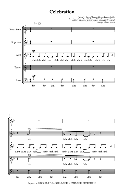 Celebrate (arr. Alex Morris)