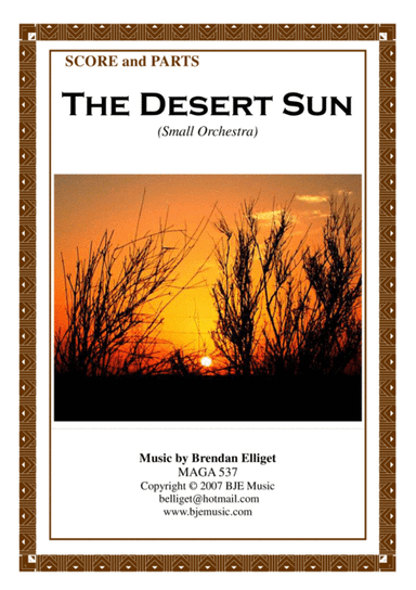 The Desert Sun - Small Orchestra Score and Parts PDF