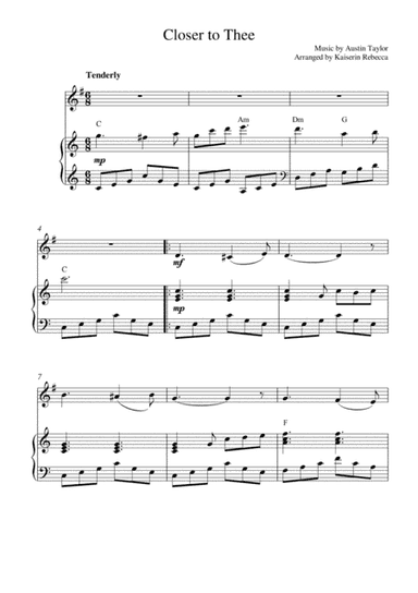 Closer to Thee (arr. Kaiserin Rebecca)