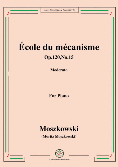 Duvernoy-École du mécanisme,Op.120,No.15,for Piano (arr. MSM)