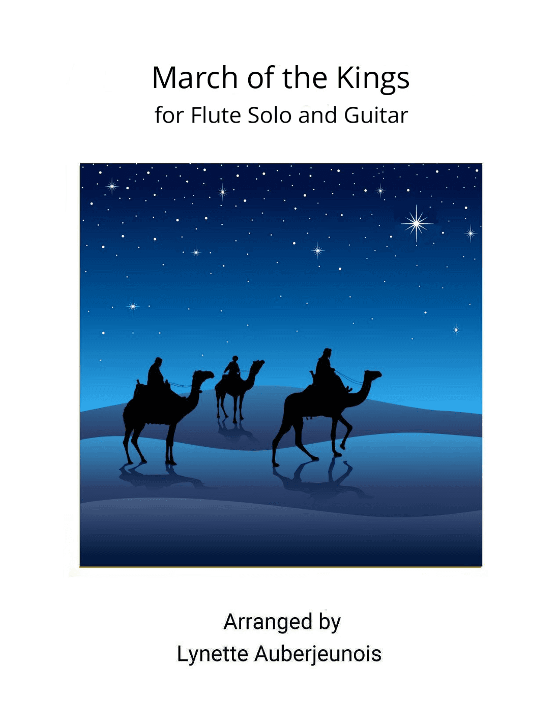March of the Kings - Flute Solo with Guitar Chords (arr. Lynette Auberjeunois)