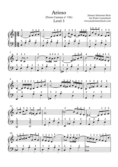Arioso (arr. Pedro Lutterbach)