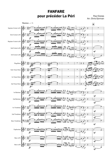 La Péri (arr. Chris Gorman)