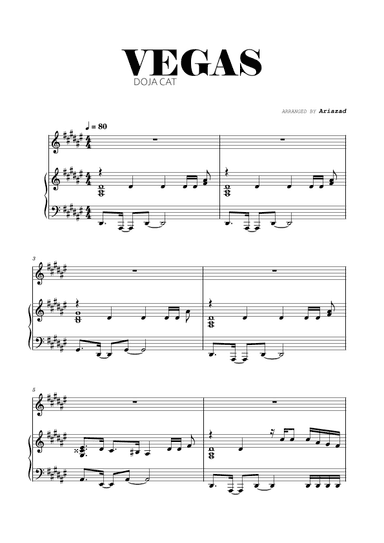 Vegas (arr. Ariazad)