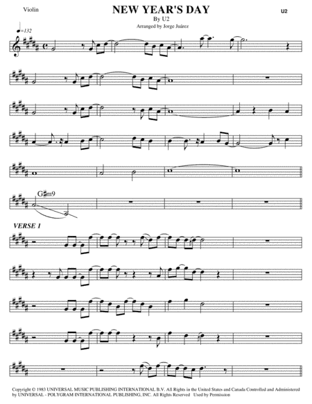New Year's Day (arr. Jorge Juárez)