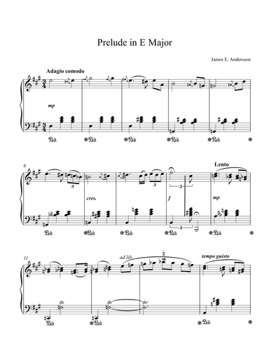 Prelude in E Major