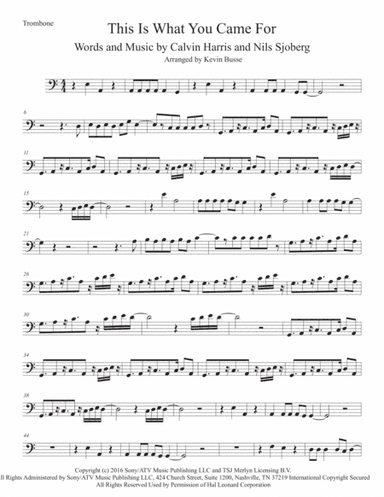 This Is What You Came For (arr. Kevin Busse)