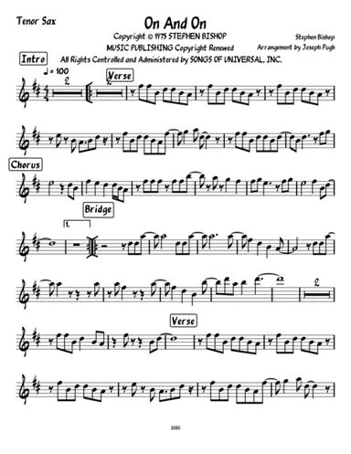 On And On (arr. Joseph Pugh)