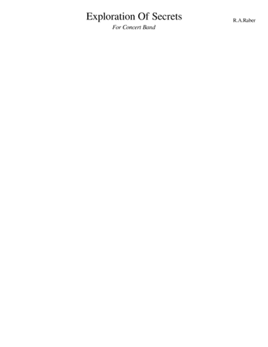 Exploration of Secrets