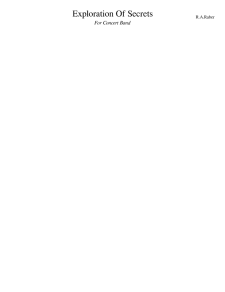 Exploration of Secrets