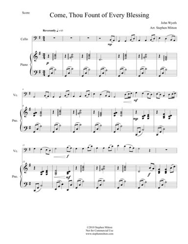 Come, Thou Fount of Every Blessing (arr. Stephen Mitton)