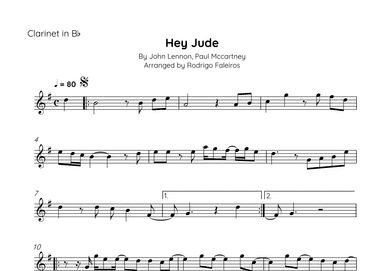 Hey Jude (arr. Rodrigo Faleiros)