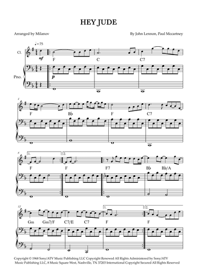 Hey Jude (arr. Milanov)